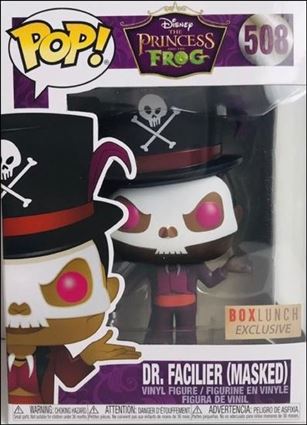 POP! Disney figure 508 Dr. Facilier (Masked) BoxLunch Exclusive