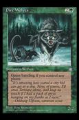 Magic the Gathering: Ice Age (Base Set) card 230 Dire Wolves