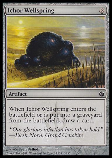 Magic the Gathering: Mirrodin Besieged (Base Set) card 110 Ichor Wellspring