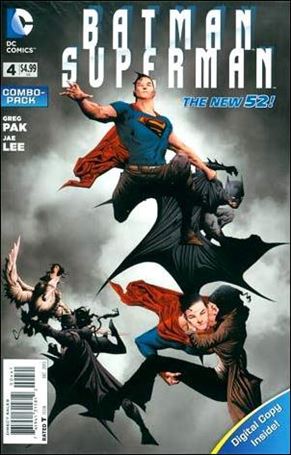 Batman/Superman (2013) issue 4-C Unbagged Jae Lee Cover Combo Pack