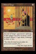 Magic the Gathering: Mirage (Base Set) card 311 Misers' Cage