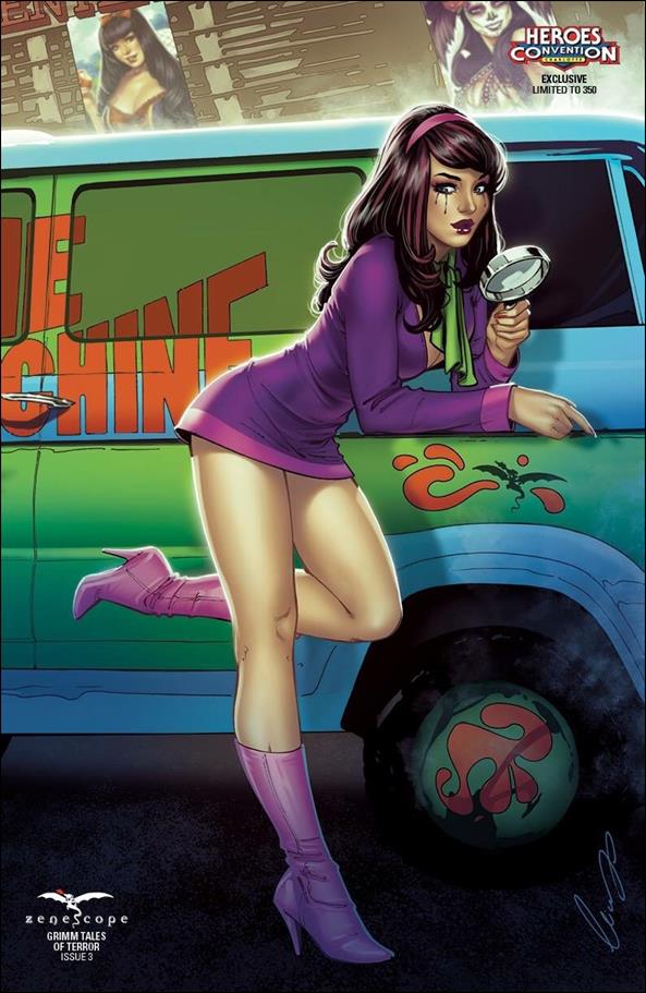 Grimm Tales of Terror Volume 4 issue 3-D Elias Chatzoudis Heroes Convention Cover 1/350