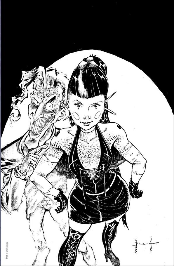 Punchline (2021) issue 1-X Sam Kieth World's Best B&W Virgin Cover