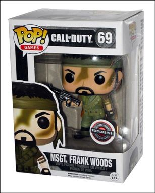 POP! Games figure 69-B MSGT. Frank Woods (Gamestop Exclusive)