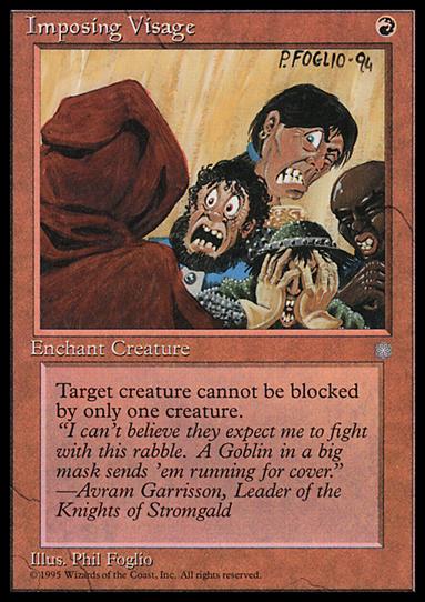 Magic the Gathering: Ice Age (Base Set) card 193 Imposing Visage