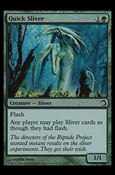 Magic the Gathering: Premium Deck Series: Slivers (Base Set) card 10 Quick Sliver