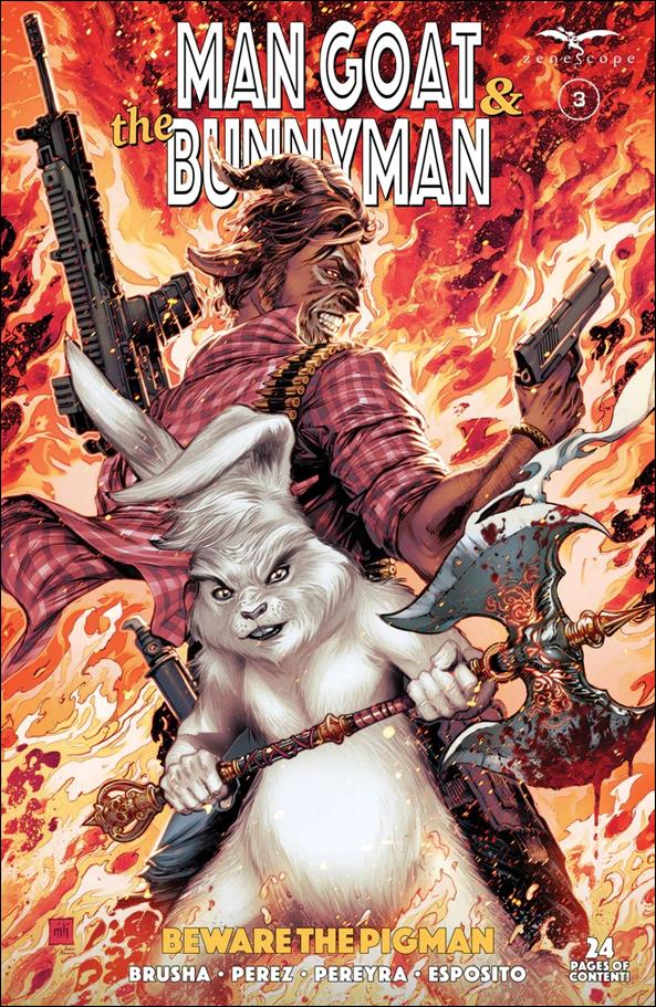 Man Goat & the Bunnyman: Beware the Pigman issue 3 Mike Krome Cover