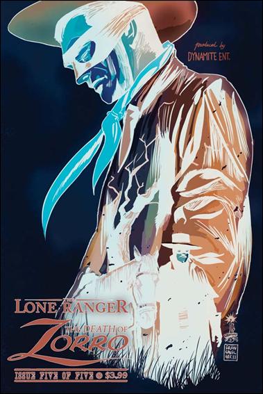 Lone Ranger & Zorro: The Death of Zorro issue 5-B 1:10 Negative Cover