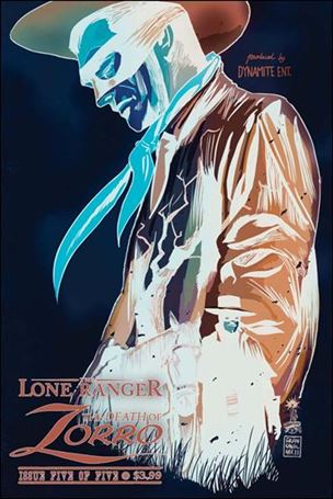 Lone Ranger & Zorro: The Death of Zorro issue 5-B 1:10 Negative Cover