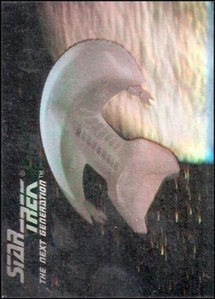 Star Trek: The Next Generation - Inaugural Edition (Hologram Subset) card 04H Ferengi Marauder