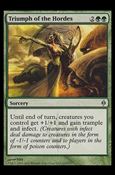 Magic the Gathering: New Phyrexia card 123 Triumph of the Hordes