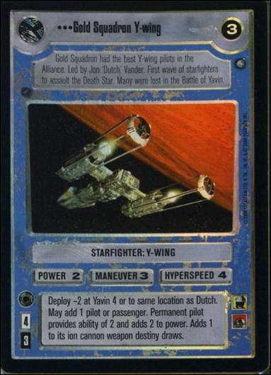 Star Wars: Reflections II: Expanding the Galaxy (Base Set) card 144 Gold Squadron Y-wing