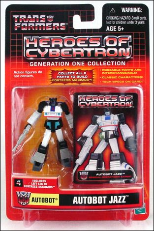Transformers: Heroes of Cybertron (Generation One Collection) figure 20 Autobot Jazz