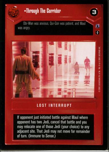 Star Wars: Reflections III (Base Set) card 77 Through The Corridor