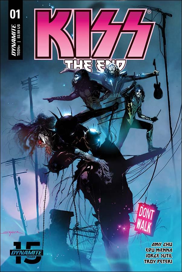 Kiss: The End issue 1 Stuart Sayger Cover