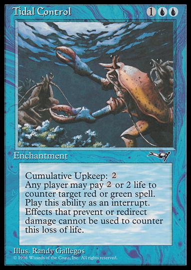 Magic the Gathering: Alliances (Base Set) card 40 Tidal Control