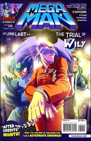 Mega Man issue 36-B Brent McCarthy Cover