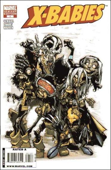 X-Babies issue 1-C 1:25 Zombie Cover