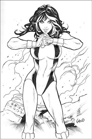 She-Hulk (2022) issue 13-D Greg Land 1:50 Virgin B&W Cover