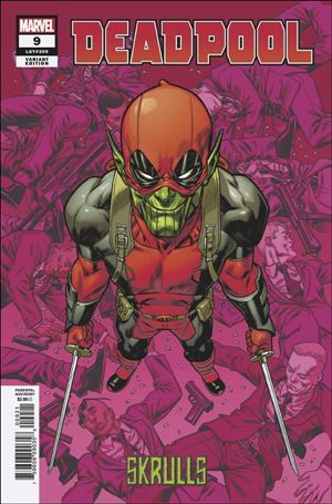 Deadpool (2018) issue 9-B Mike Hawthorne Skrulls Cover