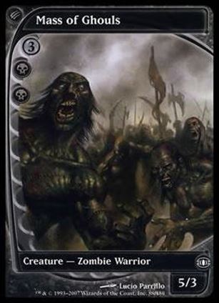 Magic the Gathering: Future Sight (Base Set) card 88 Mass of Ghouls