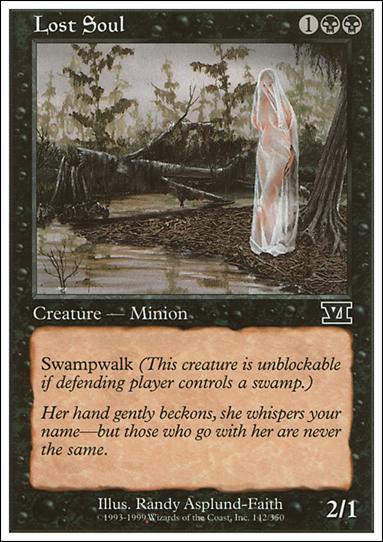 Magic the Gathering: 6th Edition (Base Set) card 142 Lost Soul