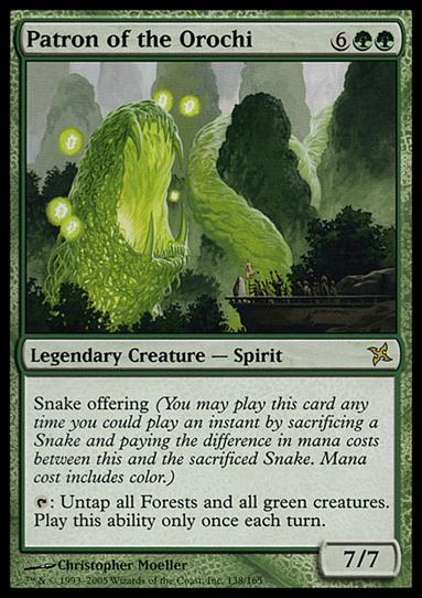 Magic the Gathering: Betrayers of Kamigawa (Base Set) card 138 Patron of the Orochi