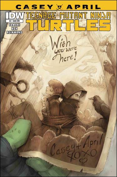 Teenage Mutant Ninja Turtles: Casey and April issue 2-B Jennifer L. Myer Subscription Cover