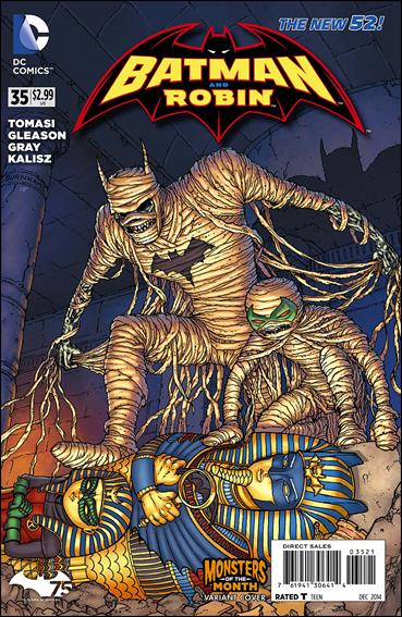 Batman and Robin (2011) issue 35-B Chris Burnham Monsters of the Month Cover