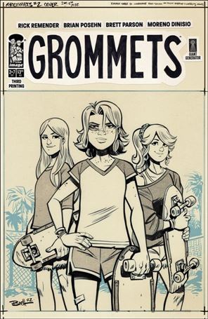 Grommets issue 2-D Brett Parson Cover (Third Printing)