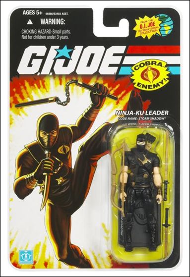 G.I. Joe 25th Anniversary Basic 3 3/4" Action Figures figure 47 Storm Shadow (Ninja-Ku Leader)