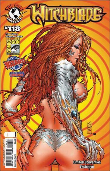 Witchblade (1995) issue 118-B SDCC / Wizard World Chicago Cover 1/1500