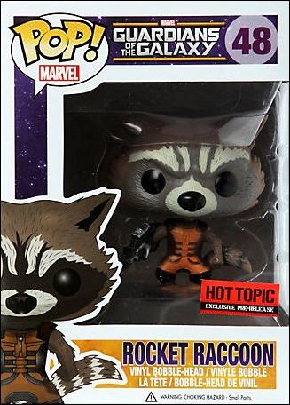 POP! Marvel figure 48 Rocket Raccoon (Hot Topic)