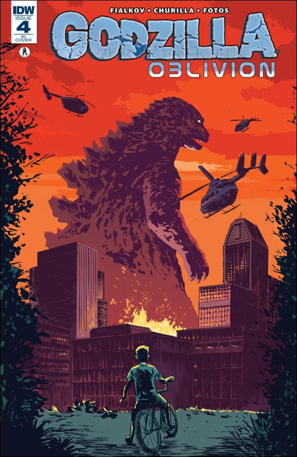 Godzilla: Oblivion issue 4-C Michael Walsh 1:10 Cover