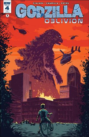 Godzilla: Oblivion issue 4-C Michael Walsh 1:10 Cover