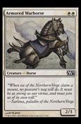 Magic the Gathering: 2012 Core Set (Base Set) card 7 Armored Warhorse