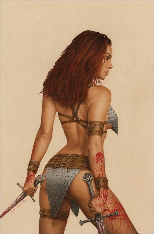 Invincible Red Sonja issue 3-T Celina Virgin Cover