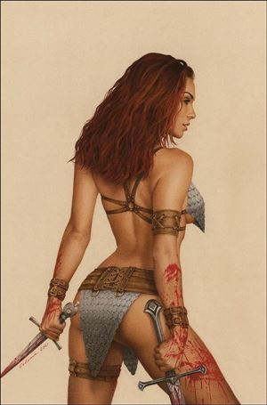 Invincible Red Sonja issue 3-T Celina Virgin Cover