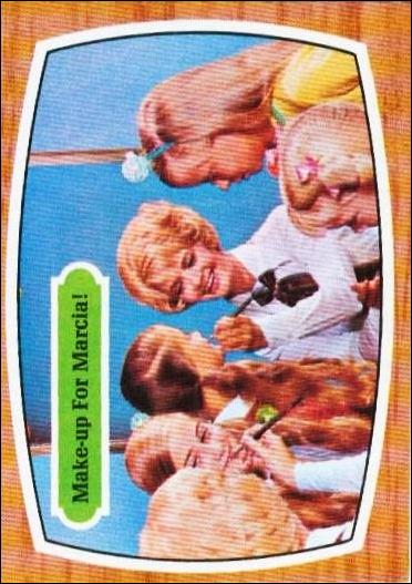 Brady Bunch (Base Set) card 21 Make-Up for Marcia!