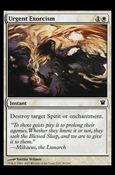 Magic the Gathering: Innistrad (Base Set) card 40 Urgent Exorcism