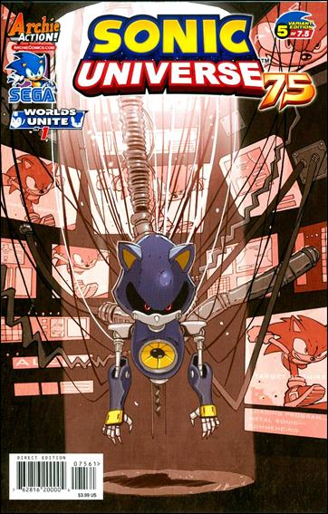 Sonic Universe issue 75-F Patrick Thomas Parnell Cover