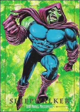 1992 Marvel Masterpieces (Base Set) card 89 Sleepwalker