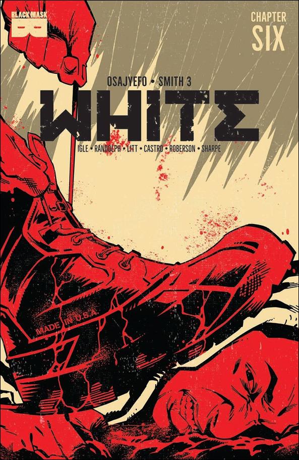 White (2021) issue 6-B Second Printing Cover