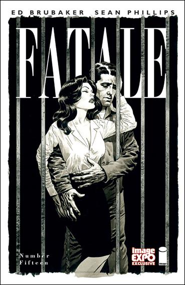 Fatale (2012) issue 15-B Image Expo Black and White Cover