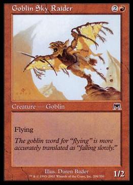 Magic the Gathering: Onslaught (Base Set) card 208 Goblin Sky Raider