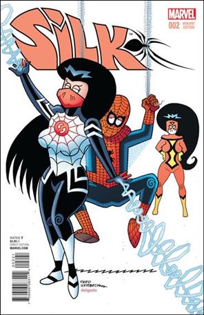 Silk (2016) issue 2-B Fred Hembeck 1:10 Cover