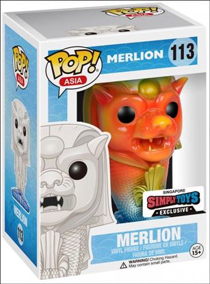 POP! Asia figure 113-B Merlion (Rainbow Simply Toys Exclusive)