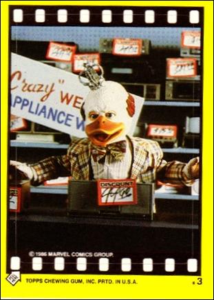 Howard the Duck (Movie) (Sticker Subset) card 3