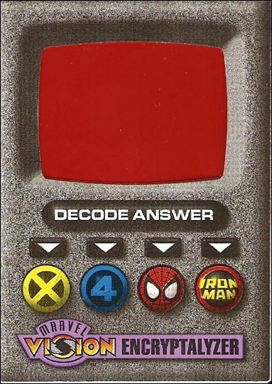 Marvel Vision (Base Set) card nn Encryptalyzer