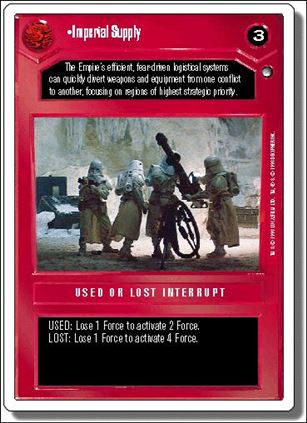 Star Wars: Hoth Revised (Base Set) card 59 Imperial Supply